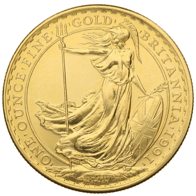 1991 1oz Gold Britannia Bullion Coin - 22ct