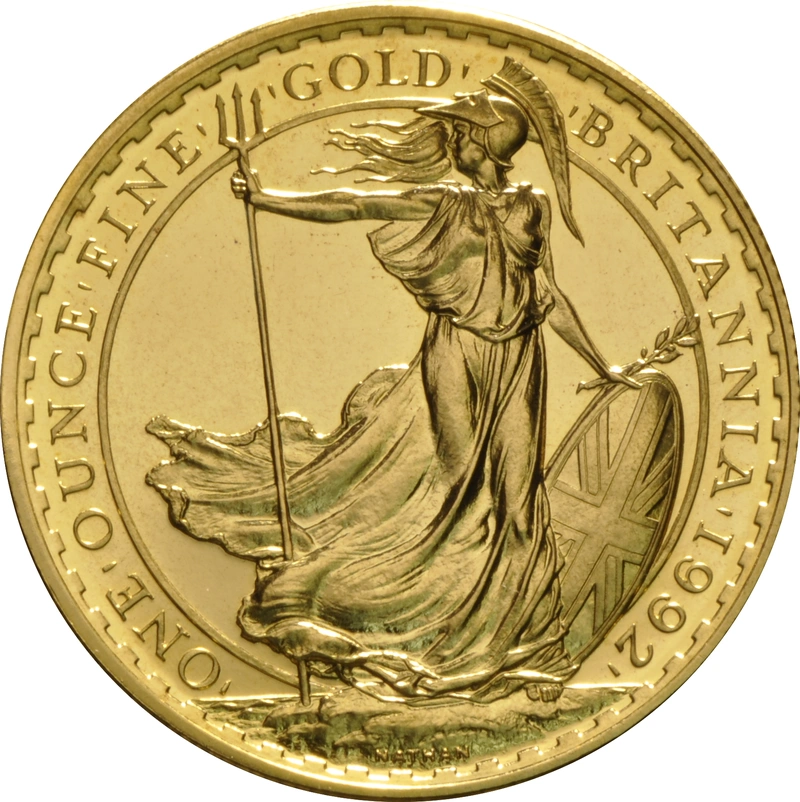 1992 1oz Gold Britannia Bullion Coin - 22ct
