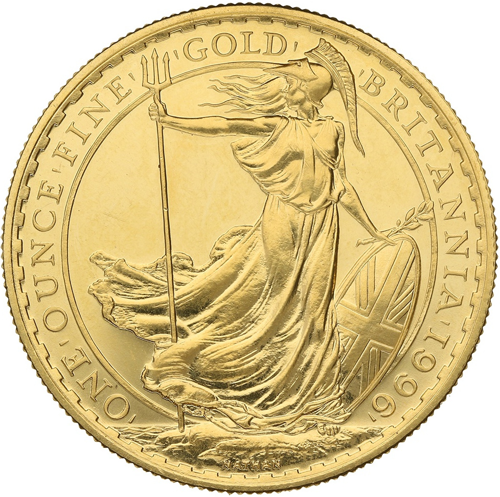 1996 1oz Gold Britannia Bullion Coin - 22ct