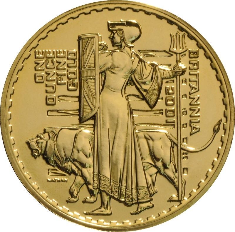 2001 1oz Gold Britannia Bullion Coin - 22ct