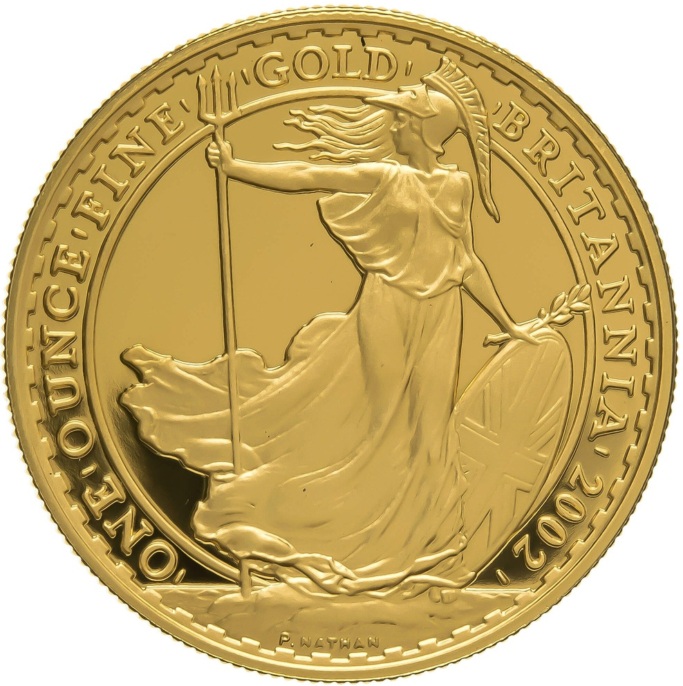 2002 1oz Gold Britannia Bullion Coin - 22ct