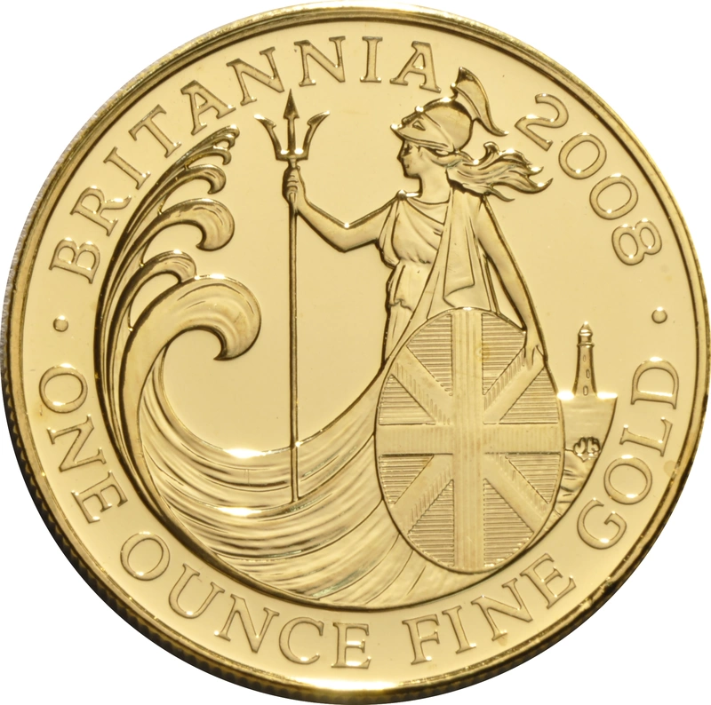 2008 1oz Gold Britannia Bullion Coin - 22ct