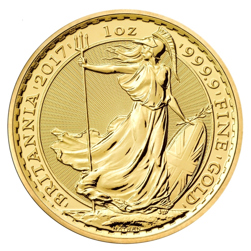 2017 1oz Gold Britannia Bullion Coin - 999.9 Fine Gold