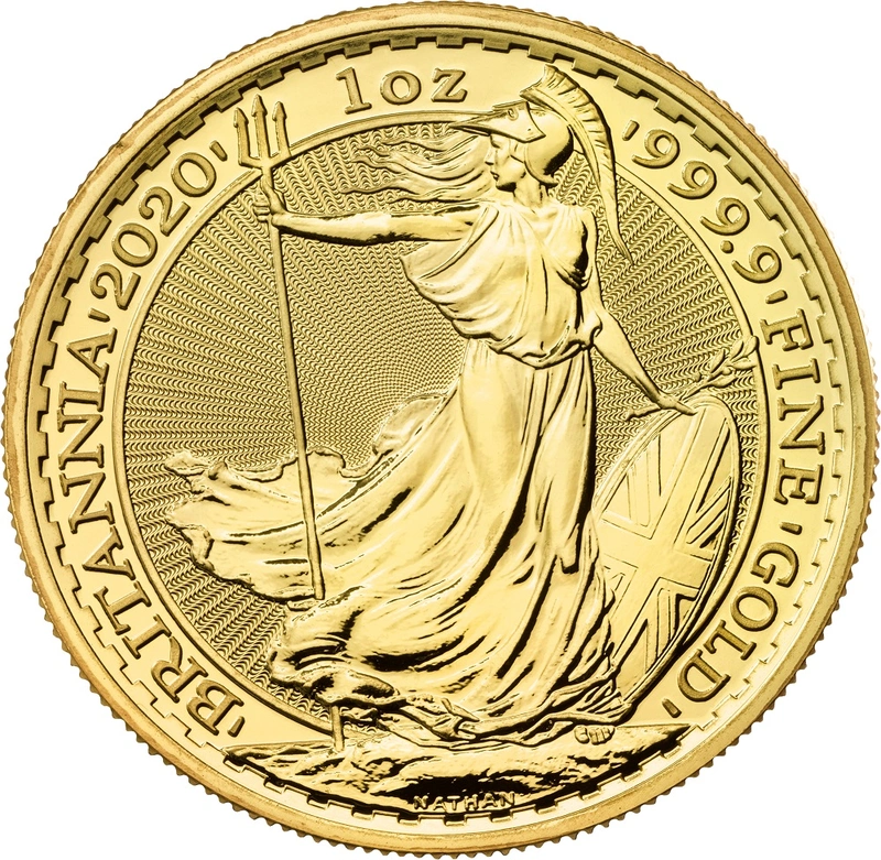2020 1oz Gold Britannia Bullion Coin - 999.9 Fine Gold