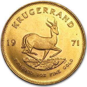 1971 1oz Gold Krugerrand Bullion Coin