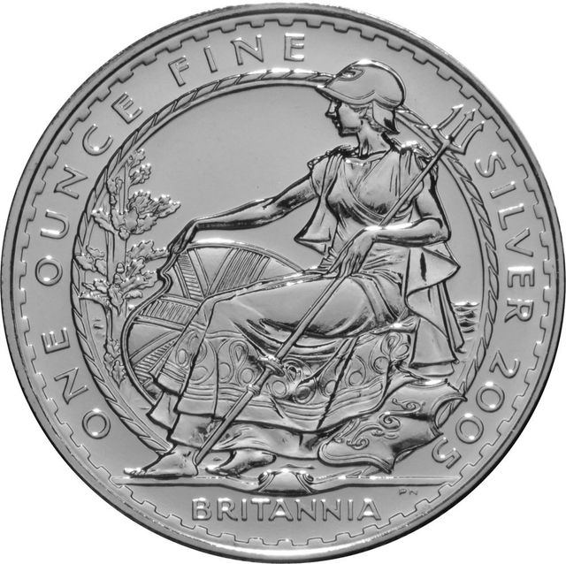 2005 1oz Silver Britannia Bullion Coin