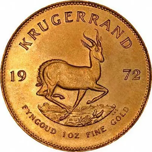 1972 1oz Gold Krugerrand Bullion Coin