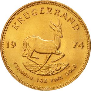 1974 1oz Gold Krugerrand Bullion Coin