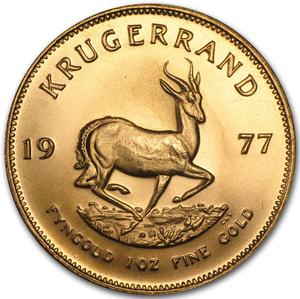1977 1oz Gold Krugerrand Bullion Coin
