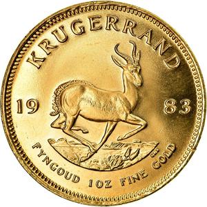 1983 1oz Gold Krugerrand Bullion Coin