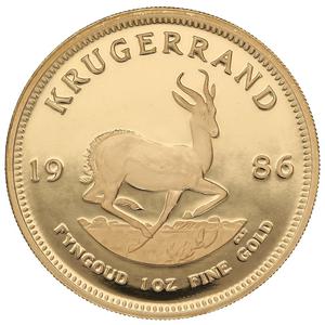 1986 1oz Gold Krugerrand Bullion Coin