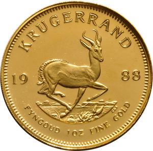 1988 1oz Gold Krugerrand Bullion Coin